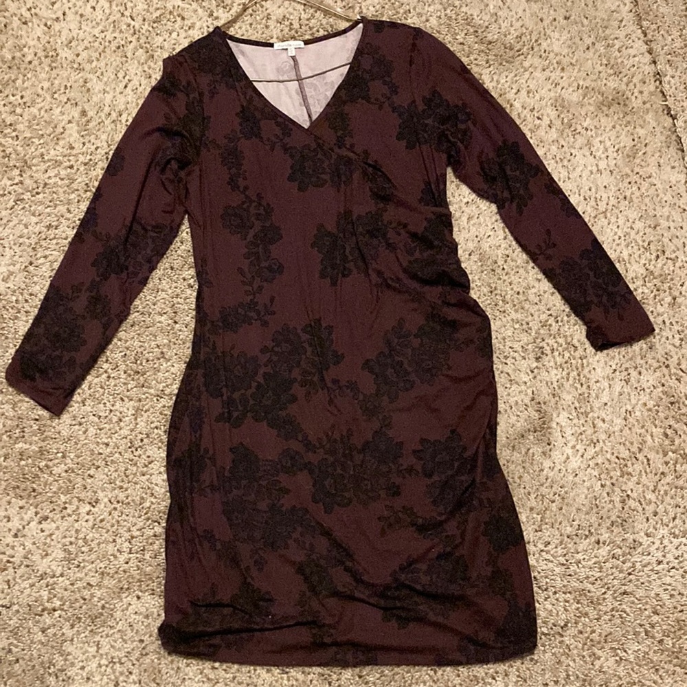 Floral purple tone dress